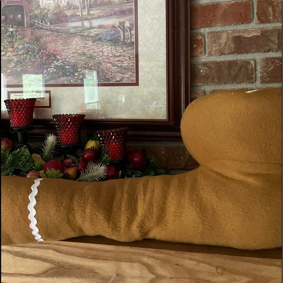 Rare Vintage Large Gingerbread Man 3 Foot Decor - Picture 4 of 9